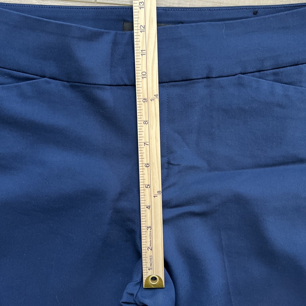 Liverpool Pants Womens 16/32 Navy Blue Bootcut Maille LM5099MT Stretch Office - Picture 5 of 11
